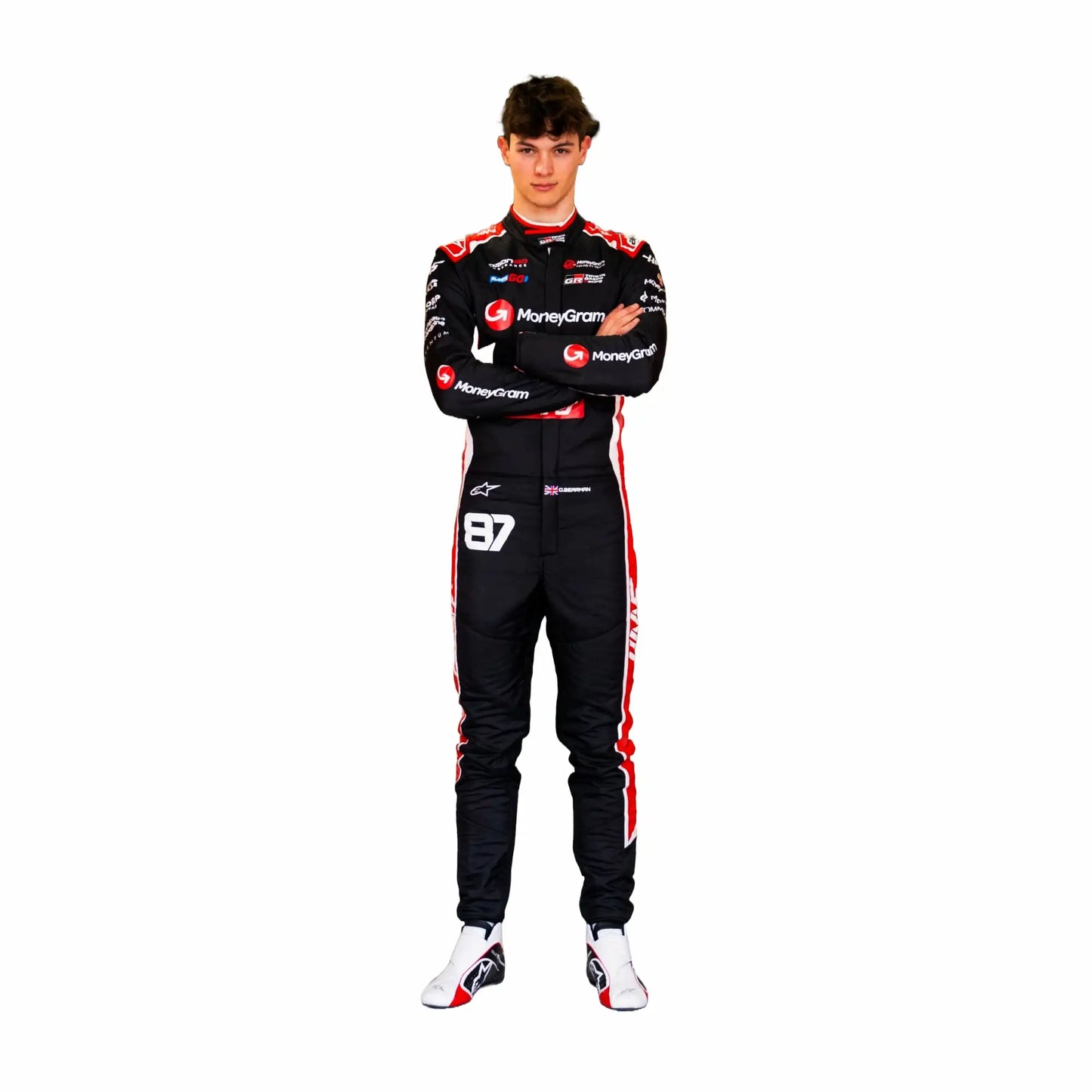 New 2025 Haas F1 Team Oliver Bearman F1 Team Racing Suit