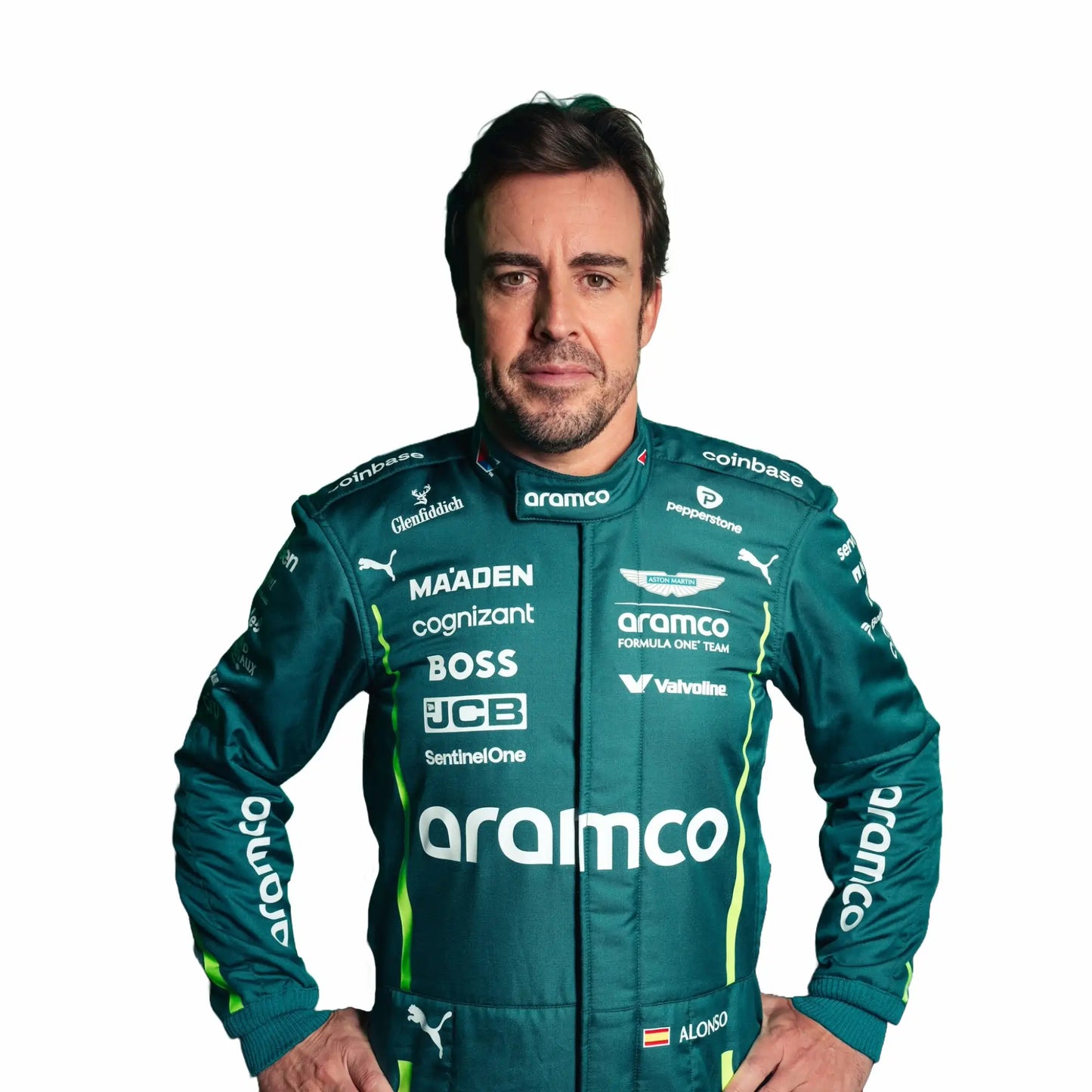 New 2025 Fernando Alonso Aston Martin F1 Team Racing Suit