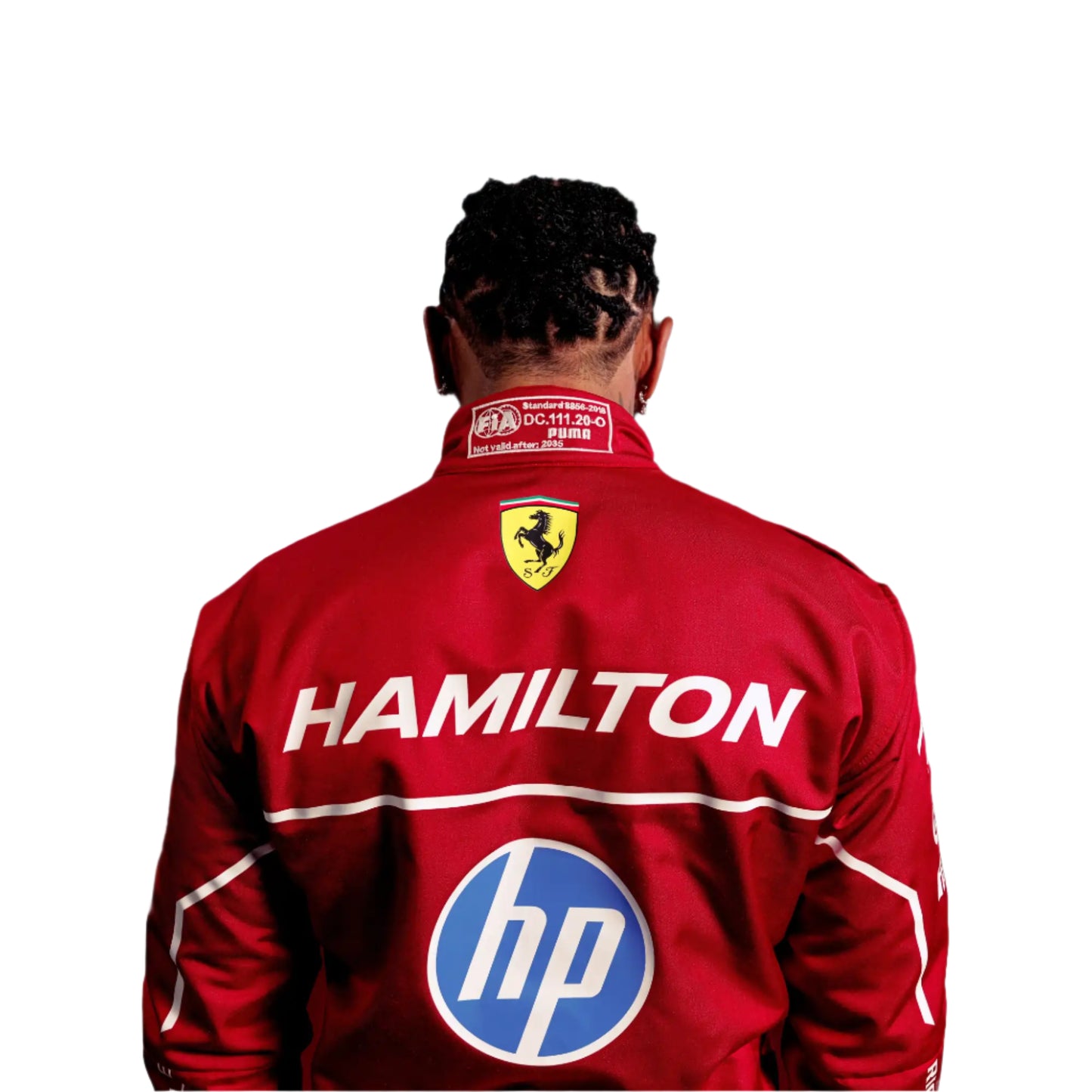 New 2025 Lewis Hamilton Ferrari F1 Team Race Suit