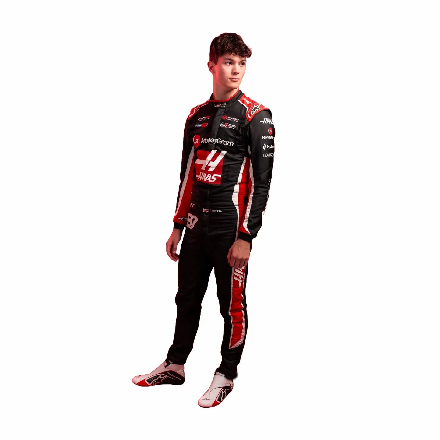New 2025 Haas F1 Team Oliver Bearman F1 Team Racing Suit