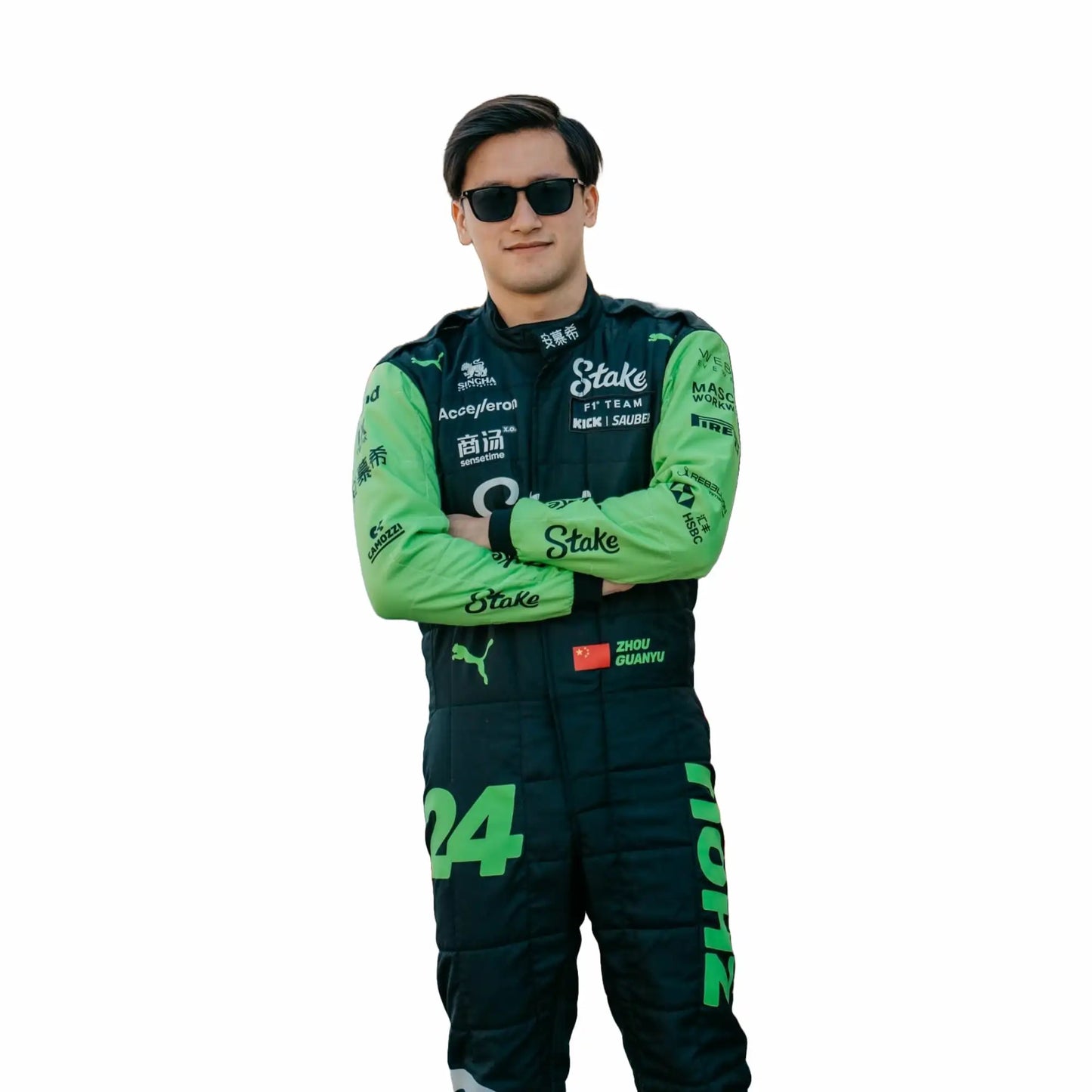 2024 Zhou Guanyu Stake F1 Team KICK Sauber F1 Race Suit
