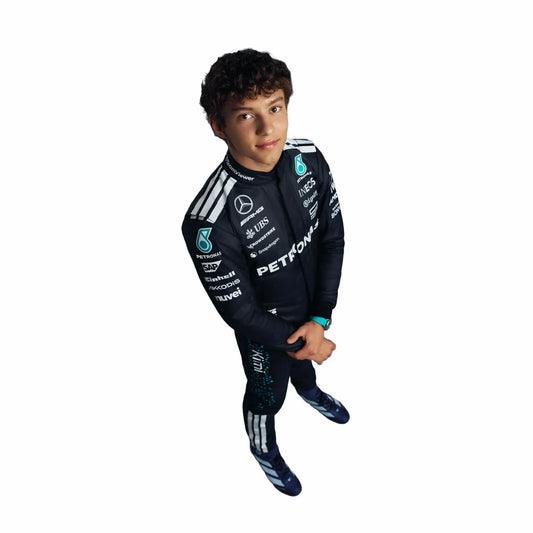New 2025 Andrea Kimi Antonelli Mercedes AMG F1 Team Race Suit
