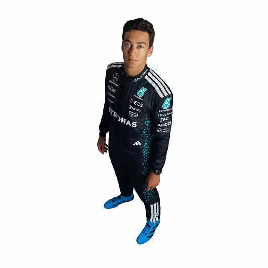 New 2025 George Russell Mercedes AMG Formula One Team Race Suit