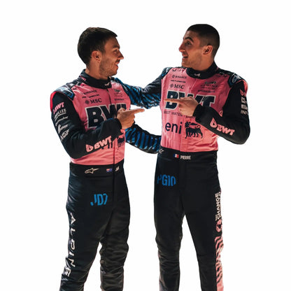 New 2025 Pierre Gasly BWT Alpine Formula One Team Racing Suit