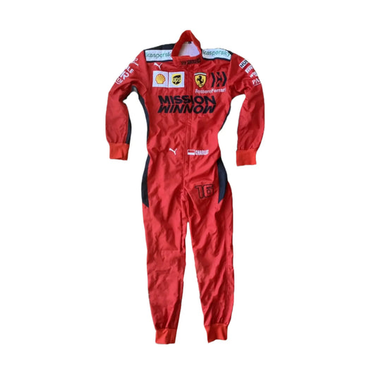 Leclerc 2020 Mission Winnow Racing Suit Ferrari F1