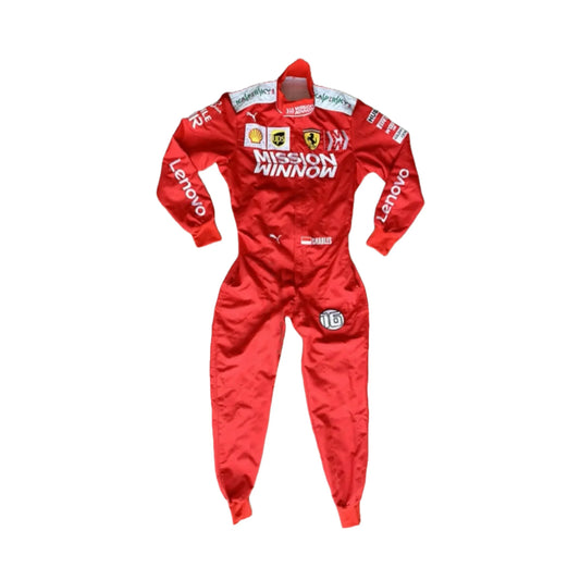 Leclerc 2019 Mission Winnow Racing Suit Ferrari F1